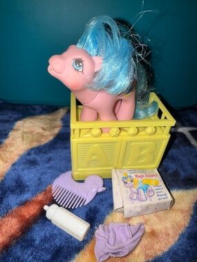 Vintage My Little Pony Rainfeather Baby Set